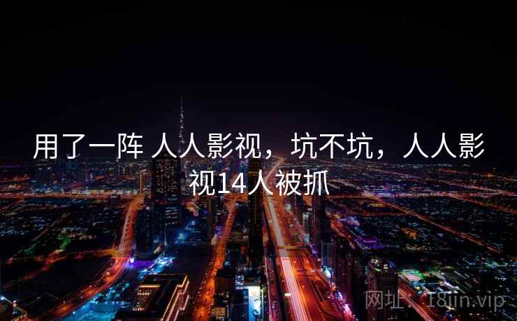 用了一阵 人人影视，坑不坑，人人影视14人被抓  第2张