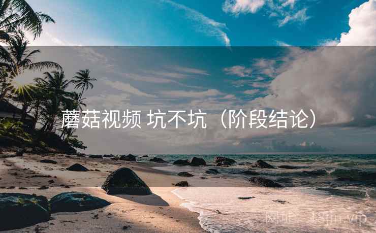 蘑菇视频 坑不坑（阶段结论）